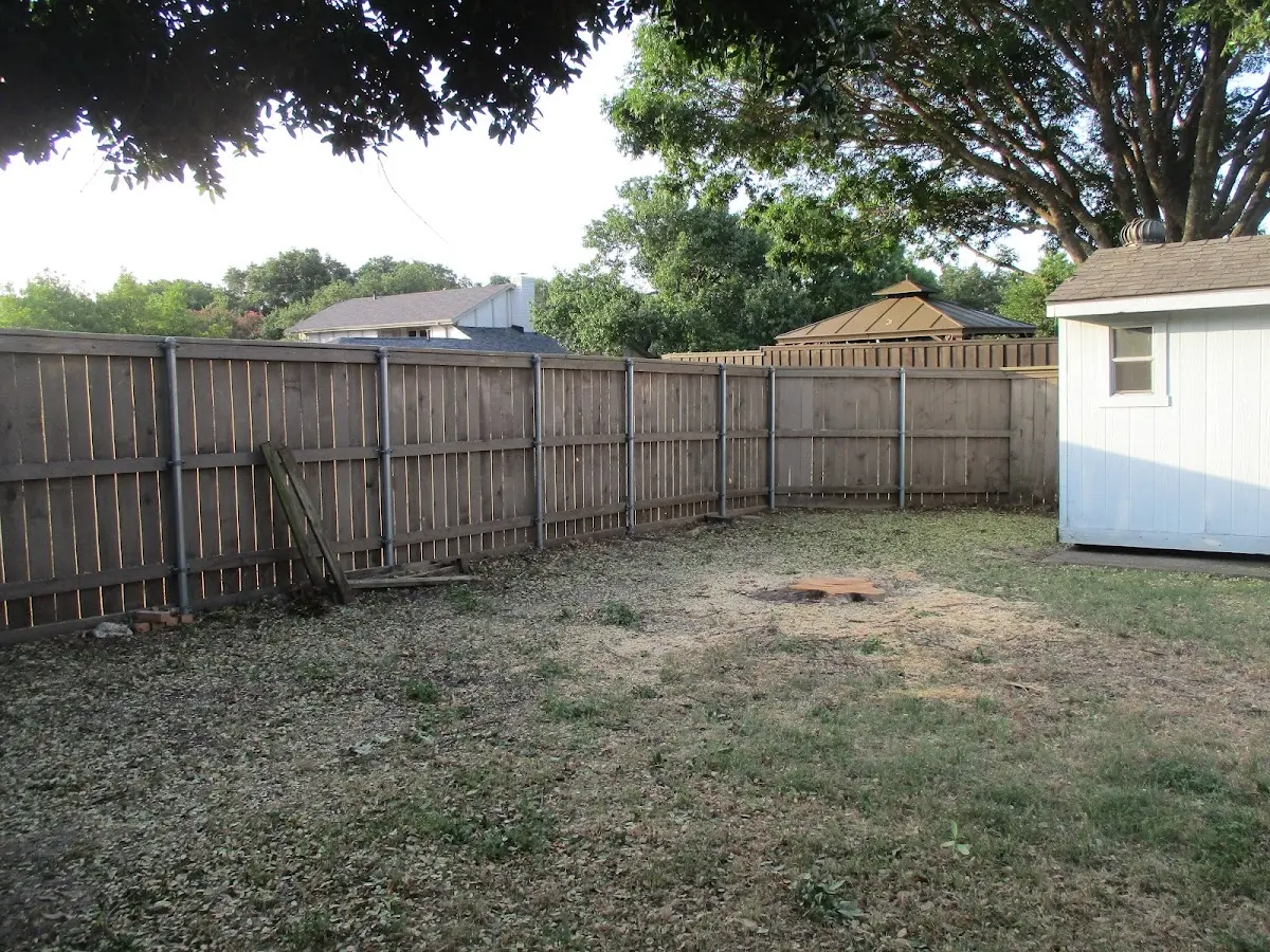 Cleared yard after professional tree removal in Hummelstown